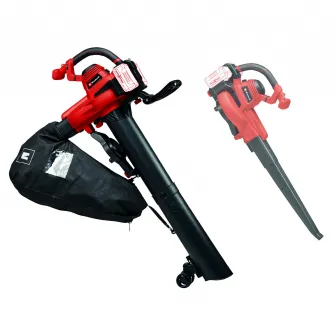 Suflanta/aspirator cu tocator pentru frunze pe acumulator Einhell PXC GE-CL 36/230 Li E -Solo, 2x18 V, 700 m³/h putere aspirare, 45 l sac colector, 230 km/h viteza aer, fara acumulator/incarcator