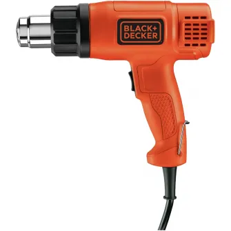 Suflanta cu aer cald Black & Decker KX1650-QS, 230 V, 460/600°C temperatura lucru, 2 trepte incalzire, sistem automat de oprire, 2 m lungime cablu