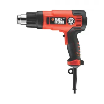 Suflanta cu aer cald Black & Decker KX2200K-QS, 230 V, 65 - 645° C temperatura lucru, 360/720 l/min debit aer, 3 m lungime cablu