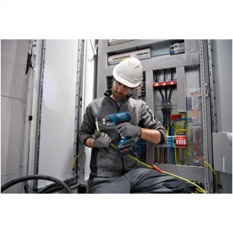 Suflanta cu aer cald pe acumulator Bosch Professional GHG 18V-50, 18 V, 300 - 500°C tempretatura lucru, 175 l/min debit aer, fara acumulator/incarcator