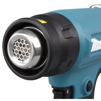 Suflanta cu aer cald pe acumulator Makita DHG180ZK, 18 V, 550°C temperatura maxima, 200 l/min debit aer, fara acumulator/incarcator