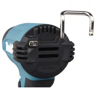 Suflanta cu aer cald pe acumulator Makita DHG180ZK, 18 V, 550°C temperatura maxima, 200 l/min debit aer, fara acumulator/incarcator