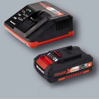 Suflanta pe acumulator pentru frunze Einhell Power X-Change GE-CL 18 Li E Kit (1x2,0Ah), 18 V, flux aer 210 km/ora