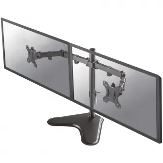 Suport 2 monitoare pentru birou, stand, Neomounts by Newstar, 10-32, negru