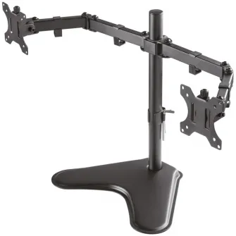 Suport 2 monitoare pentru birou, stand, Neomounts by Newstar, 10-32, negru