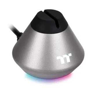 Suport cablu mouse Thermaltake Premium Argent MB1, RGB, argintiu