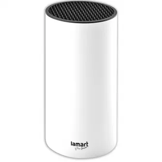 Suport cutite universal Lamart Noir, 22.5 x 11 cm, alb