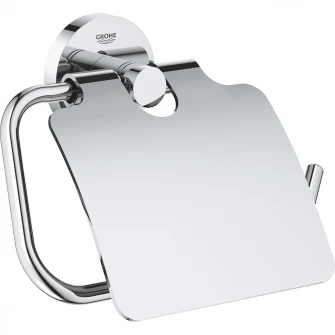Suport de hartie igienica Grohe Essentials, fixare ascunsa, metal Cromat