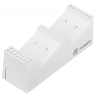 Suport de incarcare Snakebyte Twin Charge SX, pentru console Xbox Series X, alb
