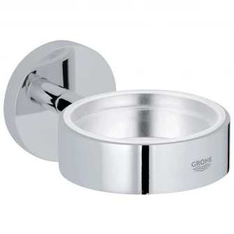 Suport de perete Grohe Essentials, fixare ascunsa, Crom