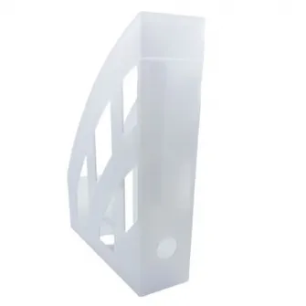 Suport Dosare Herlitz, A4, Plastic, Culoare Alb Translucid