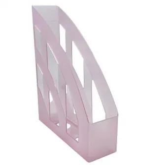 Suport Dosare Herlitz, A4, Plastic, Culoare Fuchsia Translucid
