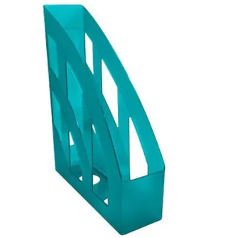 Suport Dosare Herlitz, A4, Plastic, Culoare Turcoaz Translucid