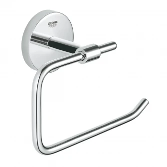 Suport hartie igienica Grohe Bau Cosmopolitan 40457001, 1 rola, fixare ascunsa, Crom