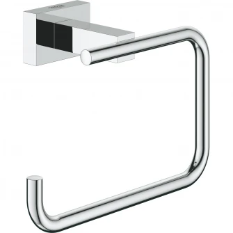 Suport hartie igienica Grohe Essentials Cube, fixare ascunsa, Crom