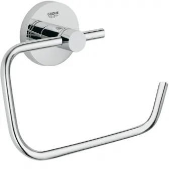 Suport hartie igienica Grohe Essentials, fixare perete ascunsa, Crom
