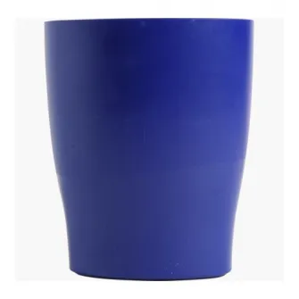 Suport instrumente de scris Exacompta EcoPen, Plastic, Certificat Blue-Angel, Pahar, 60x80x95 mm, Albastru