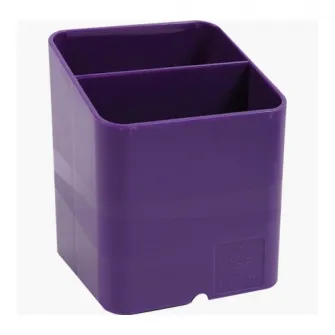 Suport instrumente de scris Exacompta PEN-CUBE Iderama, 2 compartimente, Plastic, 74x74x93 mm, Mov