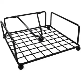 Suport metalic pentru servetele Vanora Home, 17.5 x 6 cm, negru