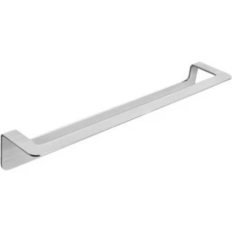 Suport pentru prosoape Aquasanit SKYLINE, 45 cm, otel inoxidabil, finisaj crom mat, montaj cu banda dublu adeziva (inclusa)