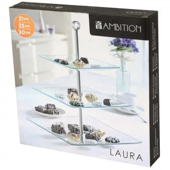 Suport prajituri, Ambition Laura, 3 etaje, 40 cm