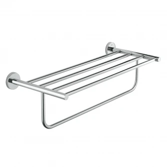 Suport prosop Grohe Bau Cosmopolitan 40462001, 510 mm, fixare ascunsa, Crom