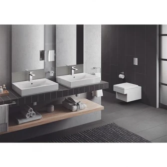 Suport prosop Grohe Essentials Cube, fixare ascunsa, Crom