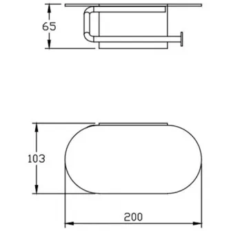 Suport rola hartie igienica Aquasanit EVOLUTION, cu etajera, aluminiu negru mat, montaj cu banda dublu adeziva (inclusa)
