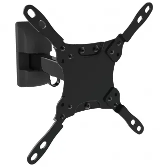 Suport TV de perete A+ SPB221, reglabil, 13"-43", Negru