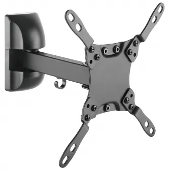 Suport TV de perete A+ SPB221, reglabil, 13"-43", Negru