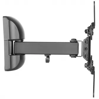 Suport TV de perete A+ SPB221, reglabil, 13"-43", Negru