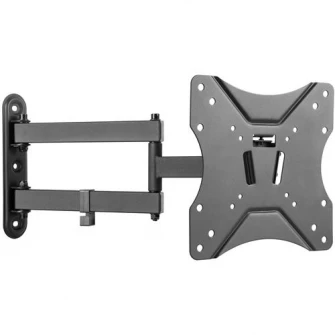 Suport TV de perete A+ SPK223, reglabil, 23"-43", Negru