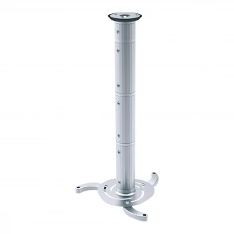 Suport Videoproiector de tavan A+ Bracket, reglabil, 10 kg, Argintiu