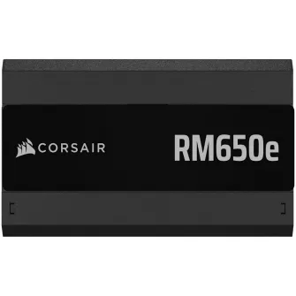 Sursa Corsair RM650e, Cybenetics GOLD, 650W, ATX 3.1, PCIe 5.1, Fully Modular, negru