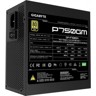 Sursa Gigabyte GP-P750GM, 80 PLUS? Gold, 750W, PFC Activ