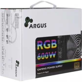Sursa Inter-Tech Argus RGB-600 II, 80 PLUS® Bronze, 600W