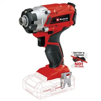 Surubelnita fara fir cu impact Einhell Power X-ChangeTE-CI 18/1 Li-solo, 18 V, 140 Nm, fara acumulator/incarcator