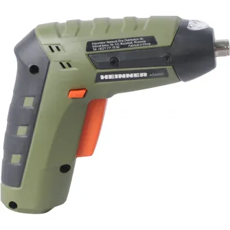 Surubelnita pe acumulator Heinner ASA020, 3.6 V, 180 RPM, 2.5 Nm, 1300 mAh, cablu USB