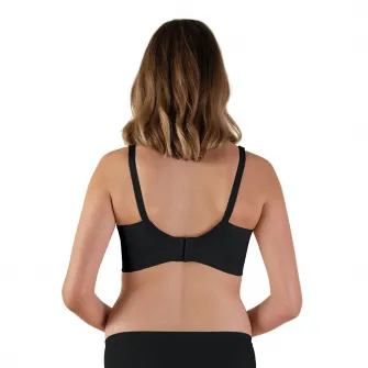 Sutien fara cusaturi pentru alaptat Bravado Designs, Body Silk Seamless, Black, S