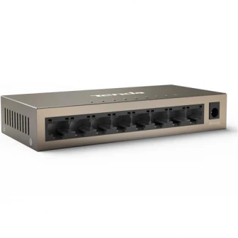 Swich Gigabit Tenda TEG1008M, 8 porturi, carcasa metalica, plug&play