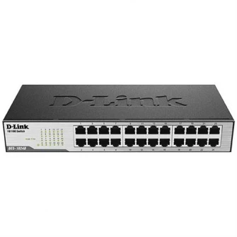 Switch D-Link 24-Port 10/100Mbps Switch, Auto-Uplink