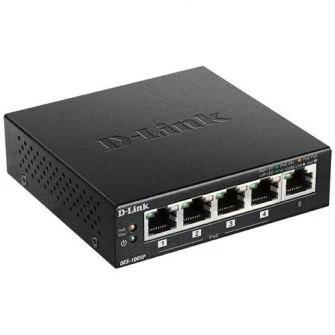 Switch D-Link DES-1005P, 5 x 10/100Mbps
