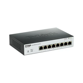 Switch D-Link DGS-1210-08P, 6 x 10/100/1000, 2 Combo