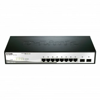 Switch D-Link DGS-1210-10 8X1000MBPS + 2 SFP SLOT