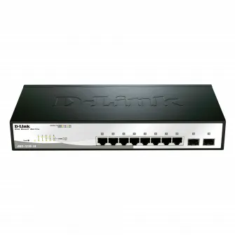 Switch D-Link DGS-1210-10 8X1000MBPS + 2 SFP SLOT