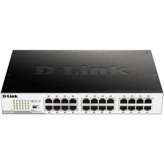 Switch D-Link GigaExpress DGS-1024D, 24x10/100/1000, montabil in rack