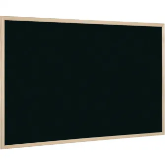 Tabla neagra Bi-Silque, cu rama din lemn, 80x60cm