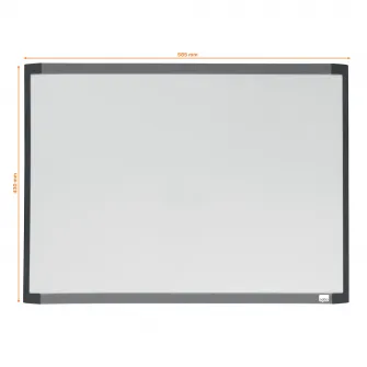 Tabla NOBO, 58x53 cm, magnetica, include marker si magneti, alb, rama alba, gri sau neagra
