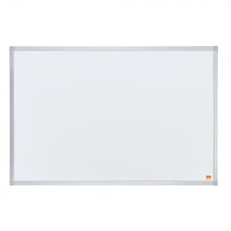 Tabla NOBO Essentials, otel lacuit, 90x60 cm, magnetica, include tavita, alb