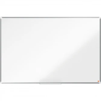 Tabla NOBO Premium Plus, otel lacuit, 150x100 cm, magnetica, include marker si tavita, alb